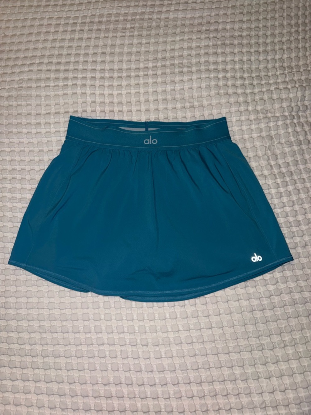 ALO Yoga Teal Blue Athletic Skort